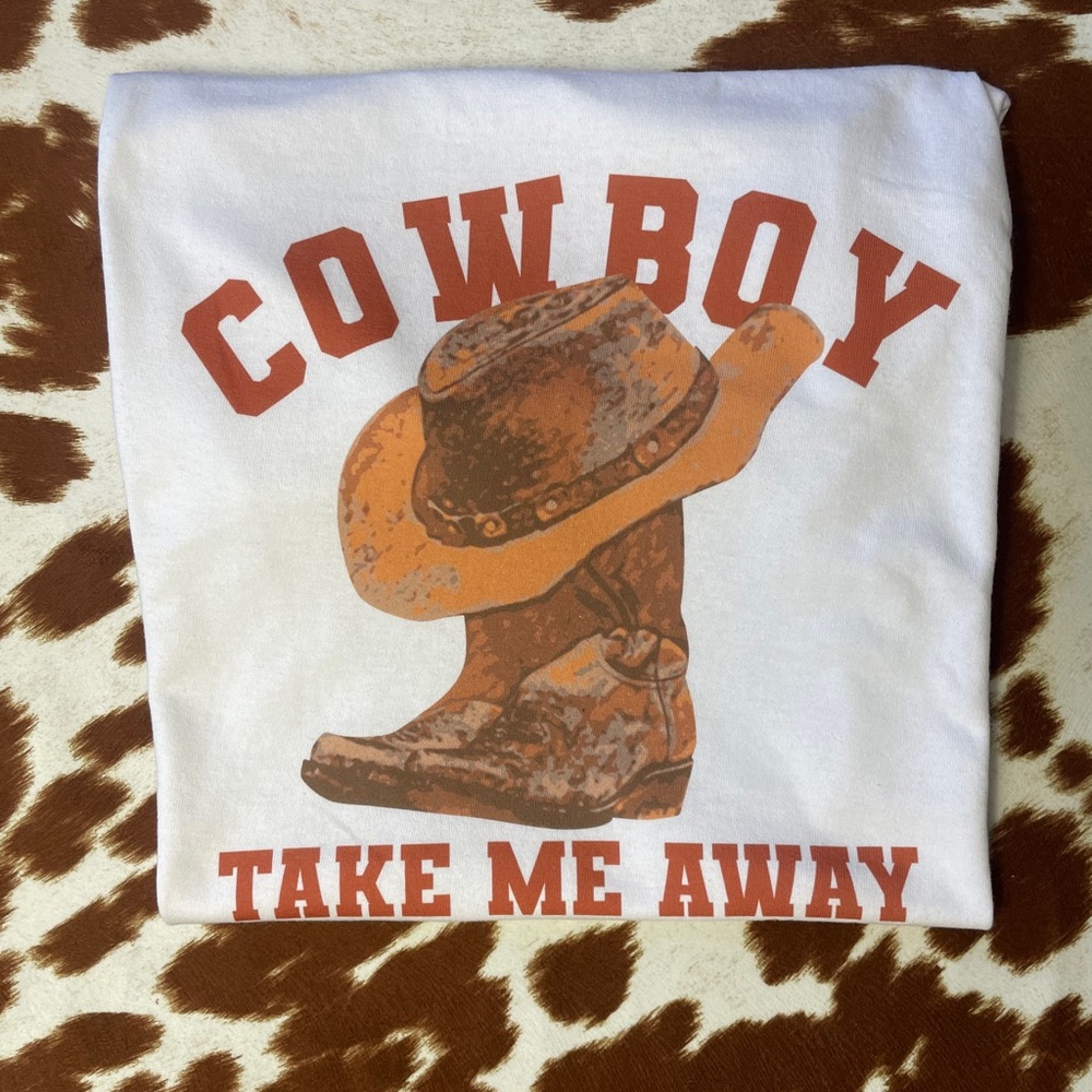 Take Me Away Cowboy - Regular Tee